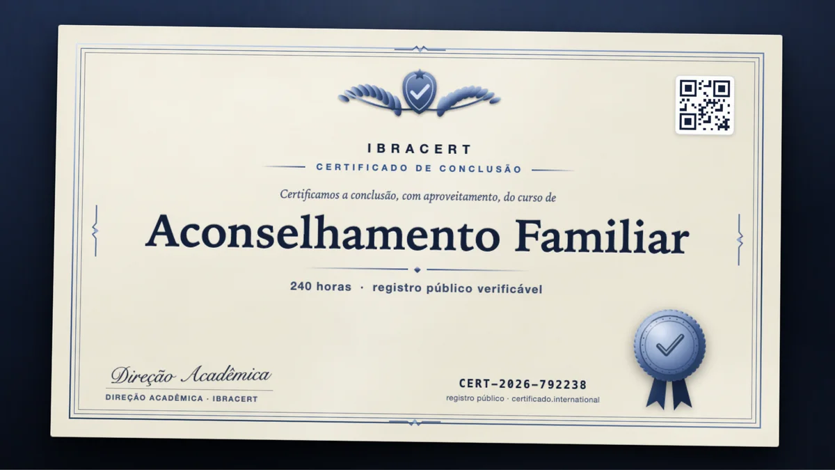 Capa do curso Aconselhamento Familiar