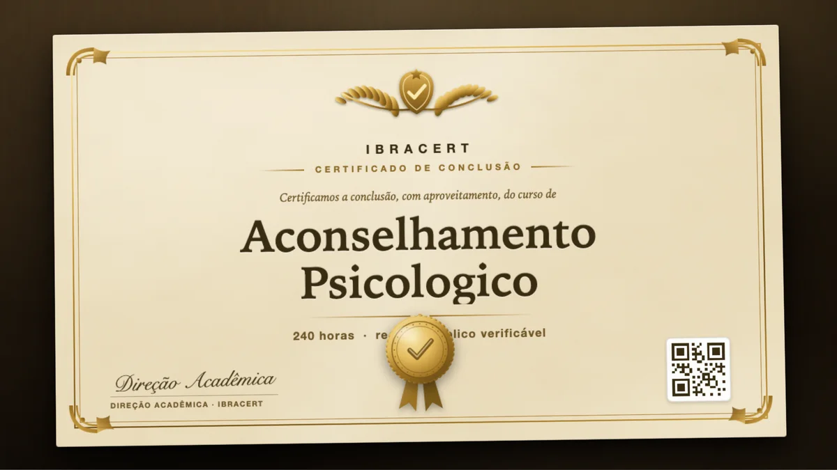 Capa do curso Aconselhamento Psicologico