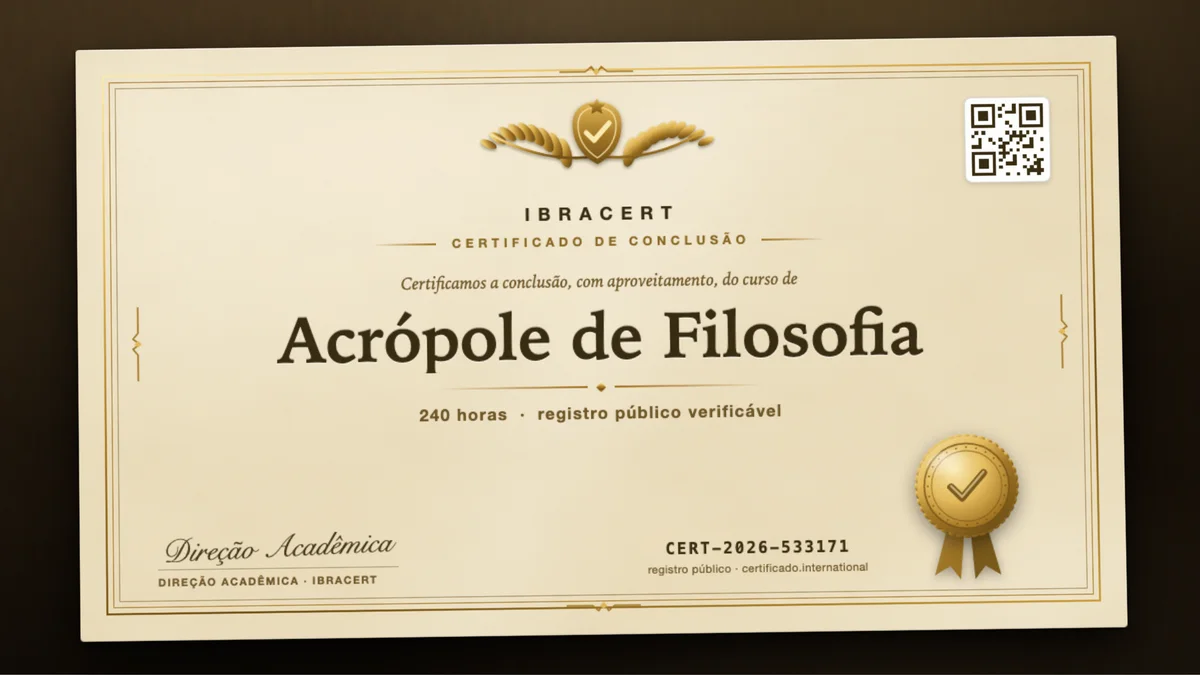 Capa do curso Acrópole de Filosofia