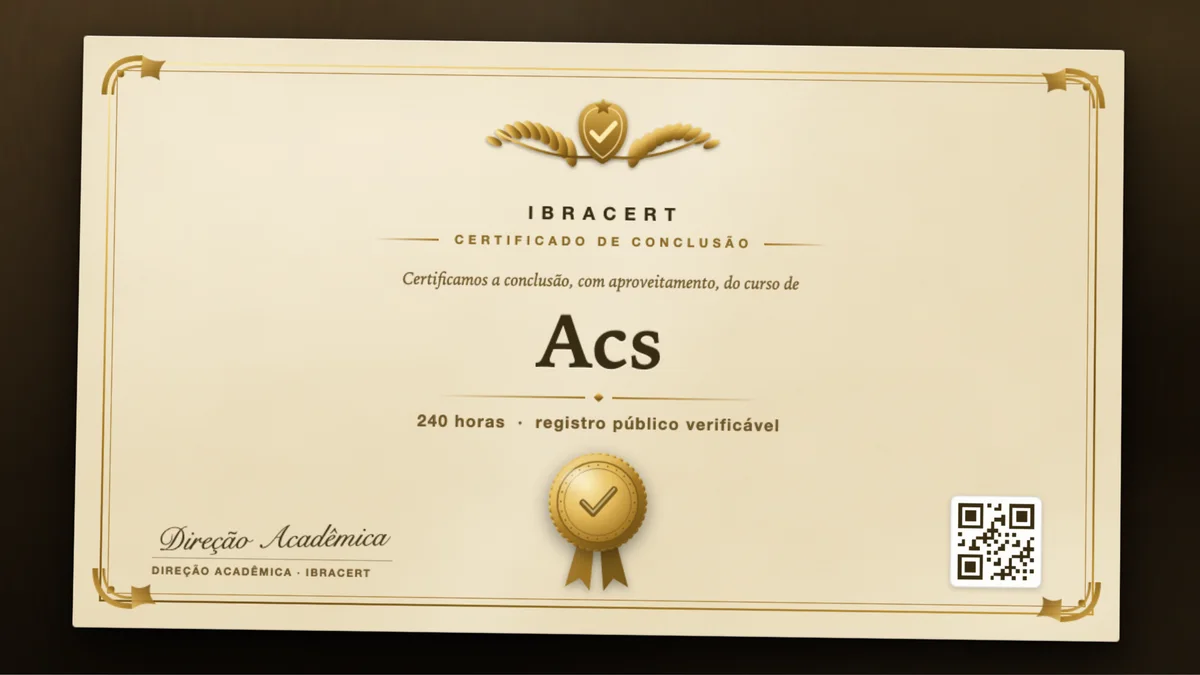 Capa do curso Acs