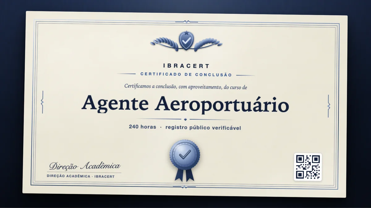 Capa do curso Agente Aeroportuário