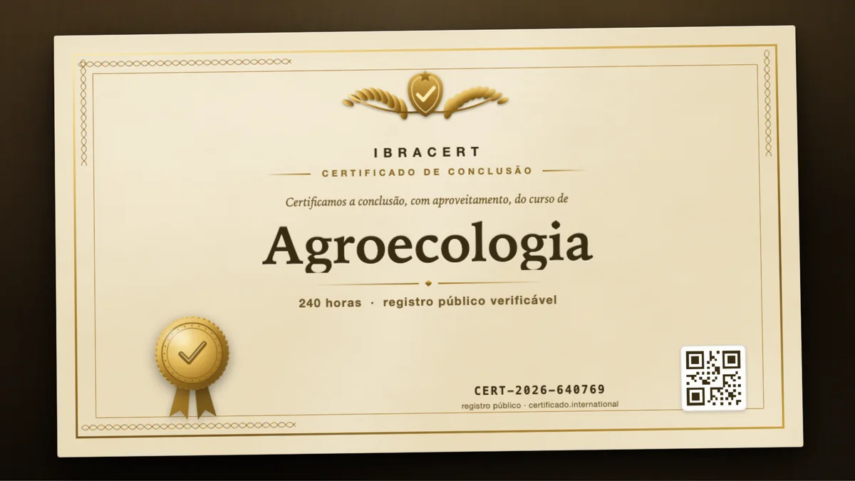 Capa do curso Agroecologia