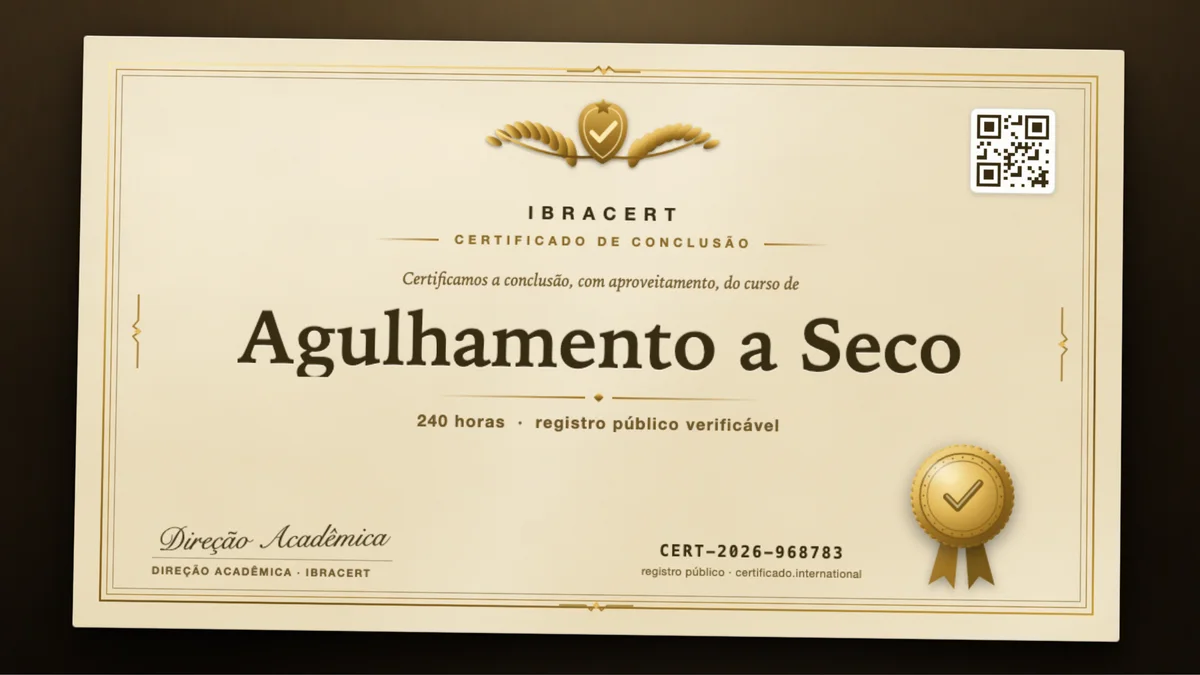 Capa do curso Agulhamento a Seco