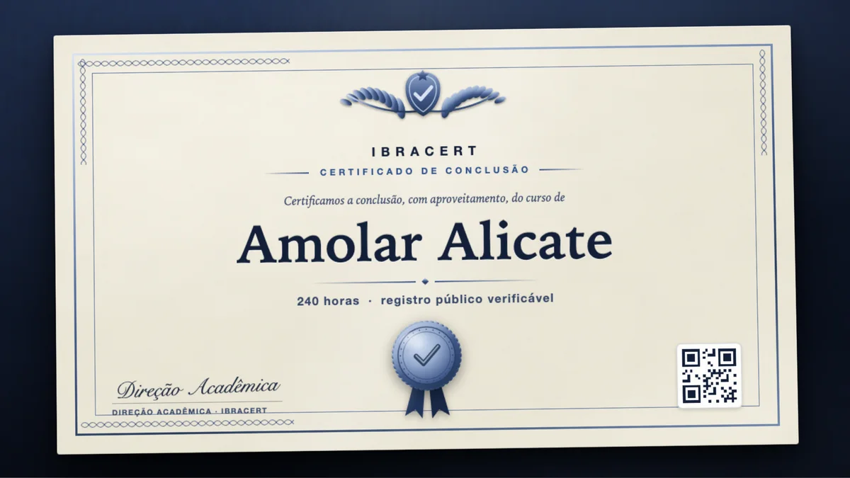 Capa do curso Amolar Alicate