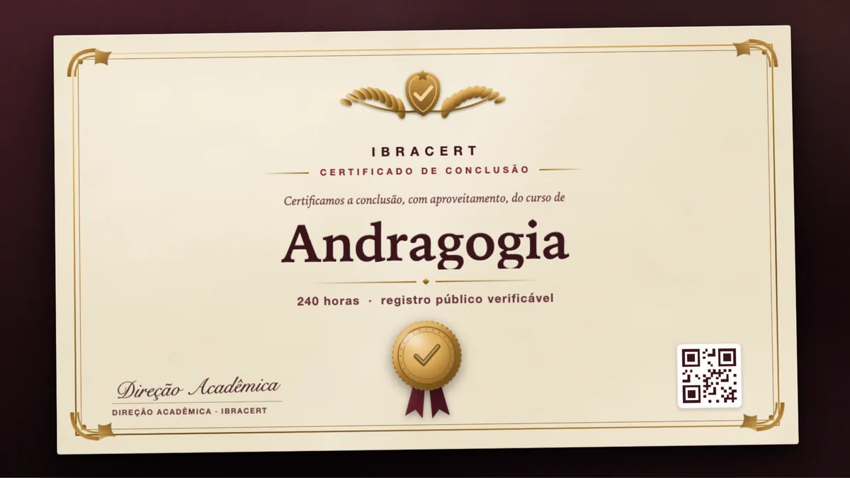 Capa do curso Andragogia