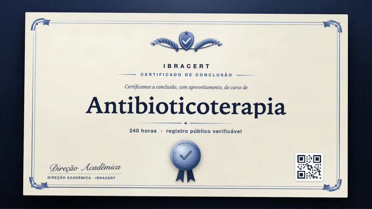 Capa do curso Antibioticoterapia