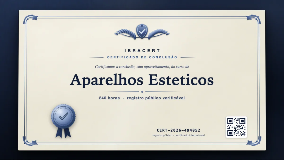 Capa do curso Aparelhos Esteticos