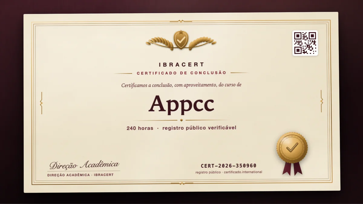Capa do curso Appcc