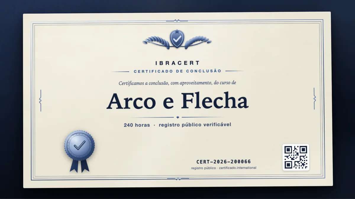 Capa do curso Arco e Flecha