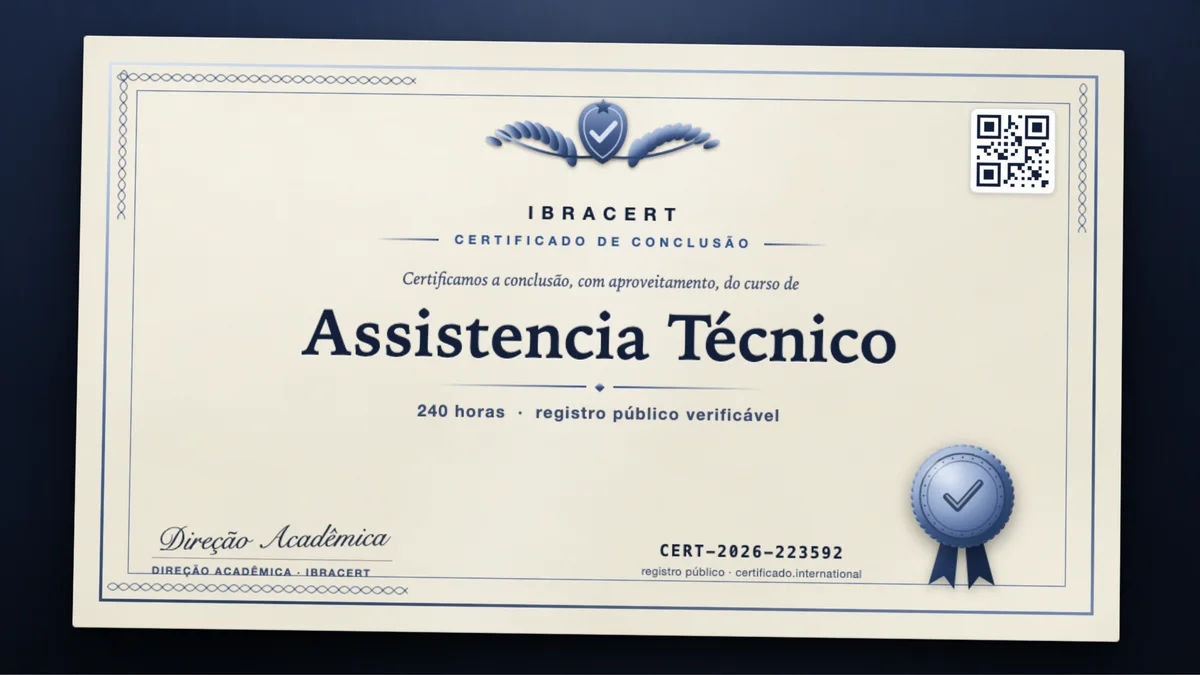 Capa do curso Assistencia Técnico