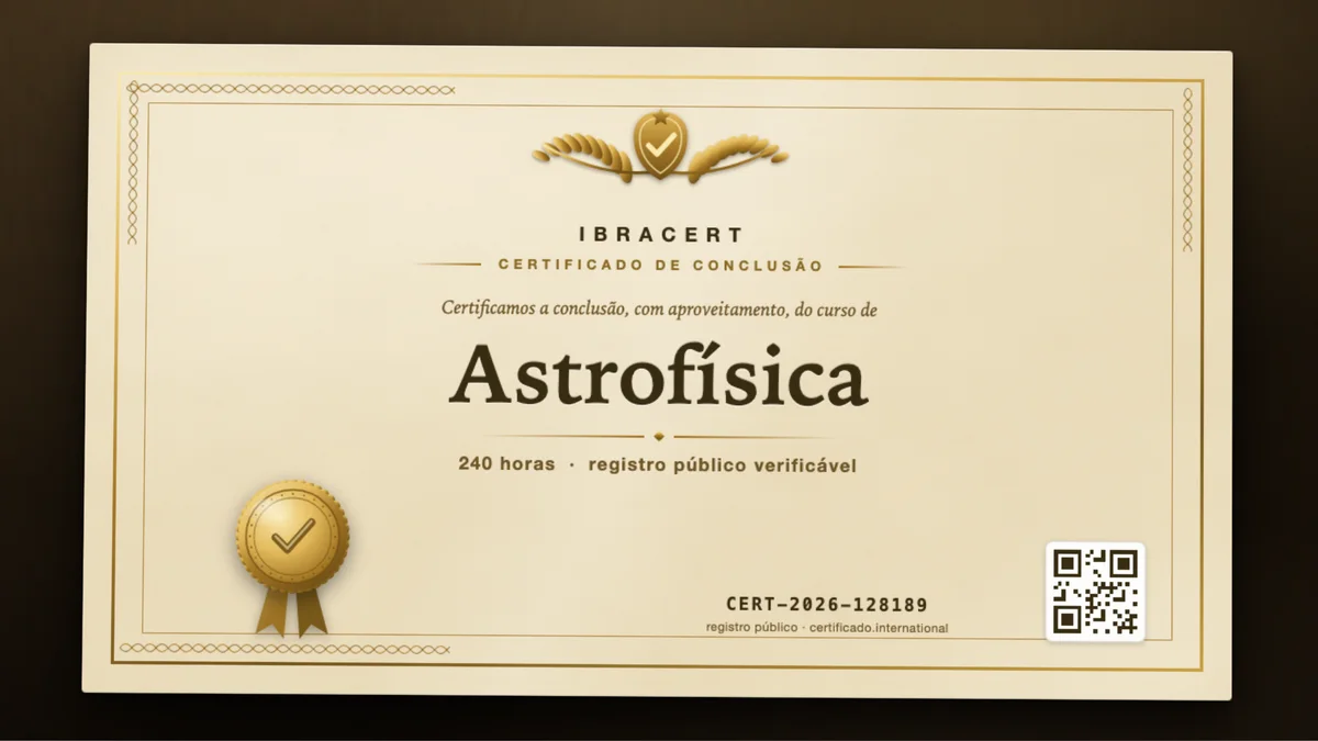 Capa do curso Astrofísica