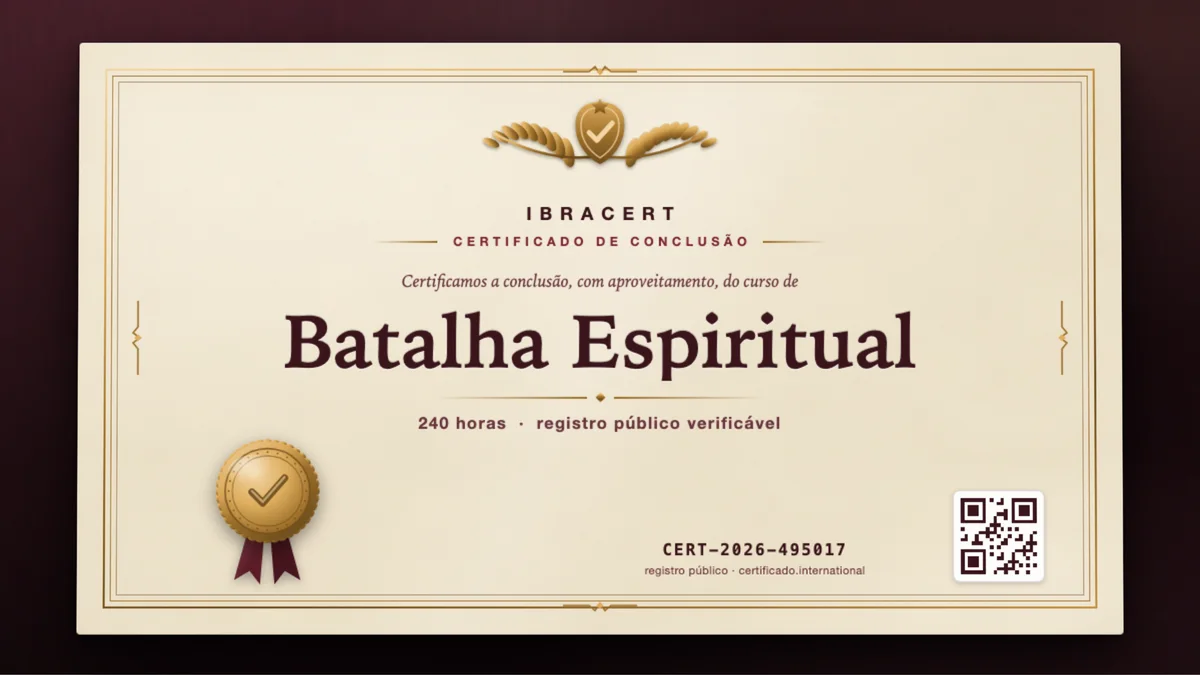 Capa do curso Batalha Espiritual