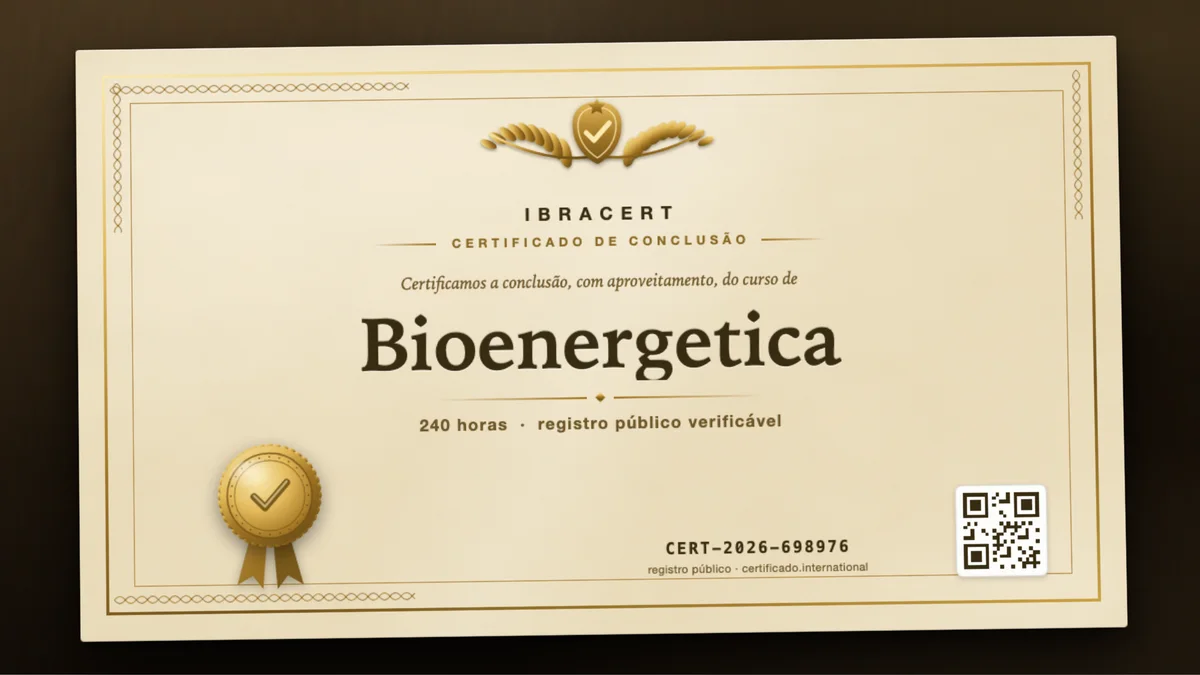 Capa do curso Bioenergetica