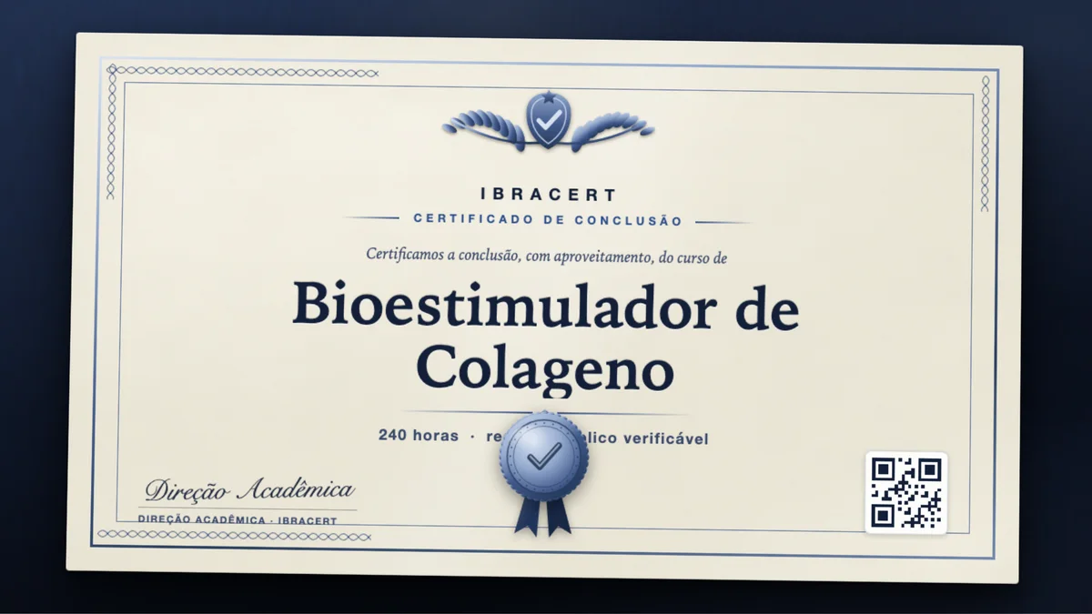 Capa do curso Bioestimulador de Colageno