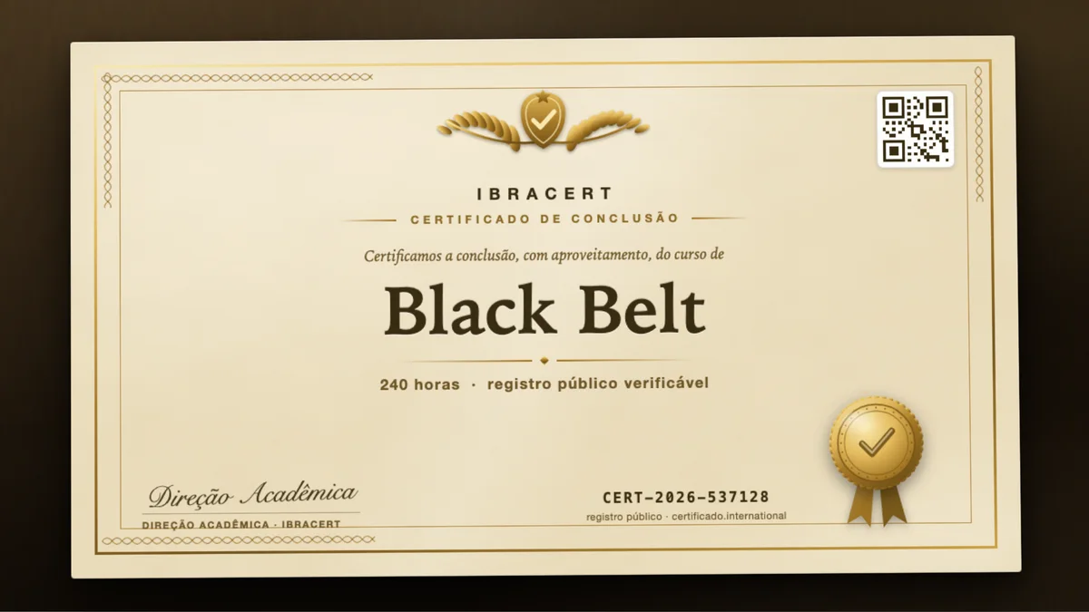 Capa do curso Black Belt