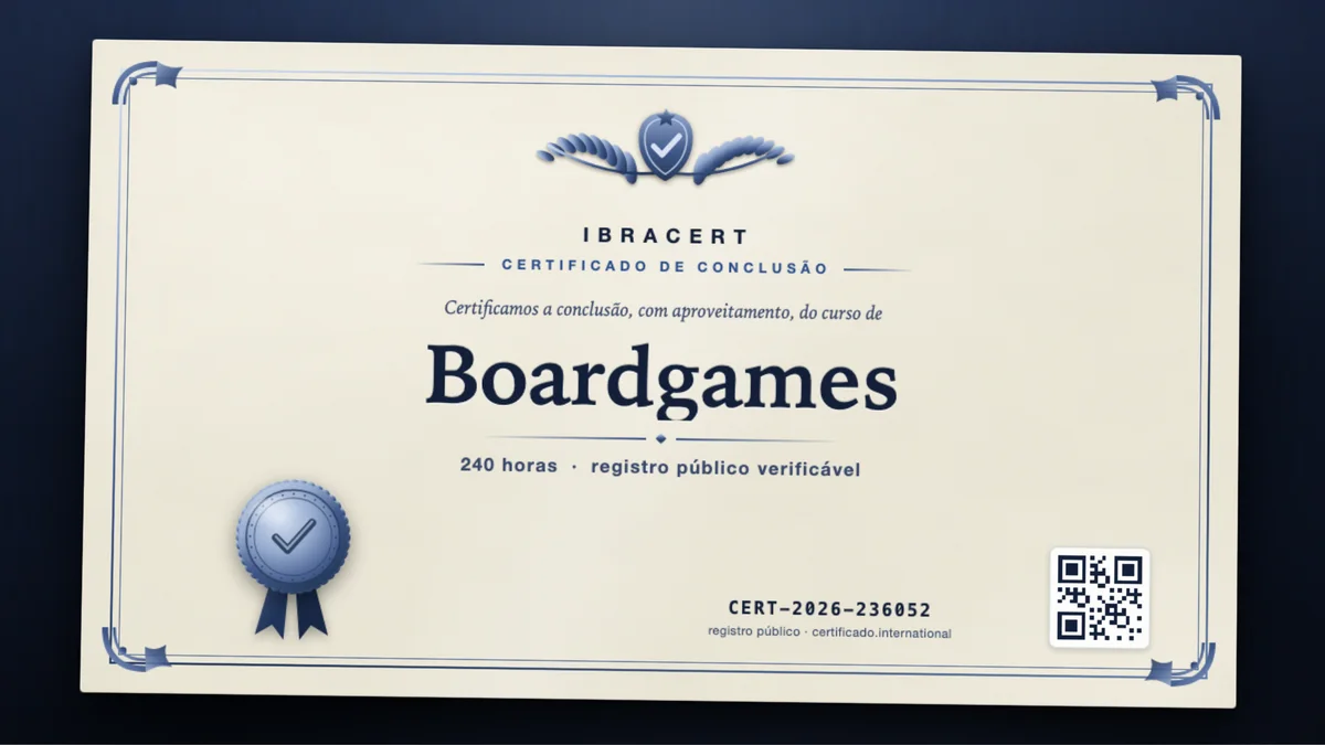 Capa do curso Boardgames