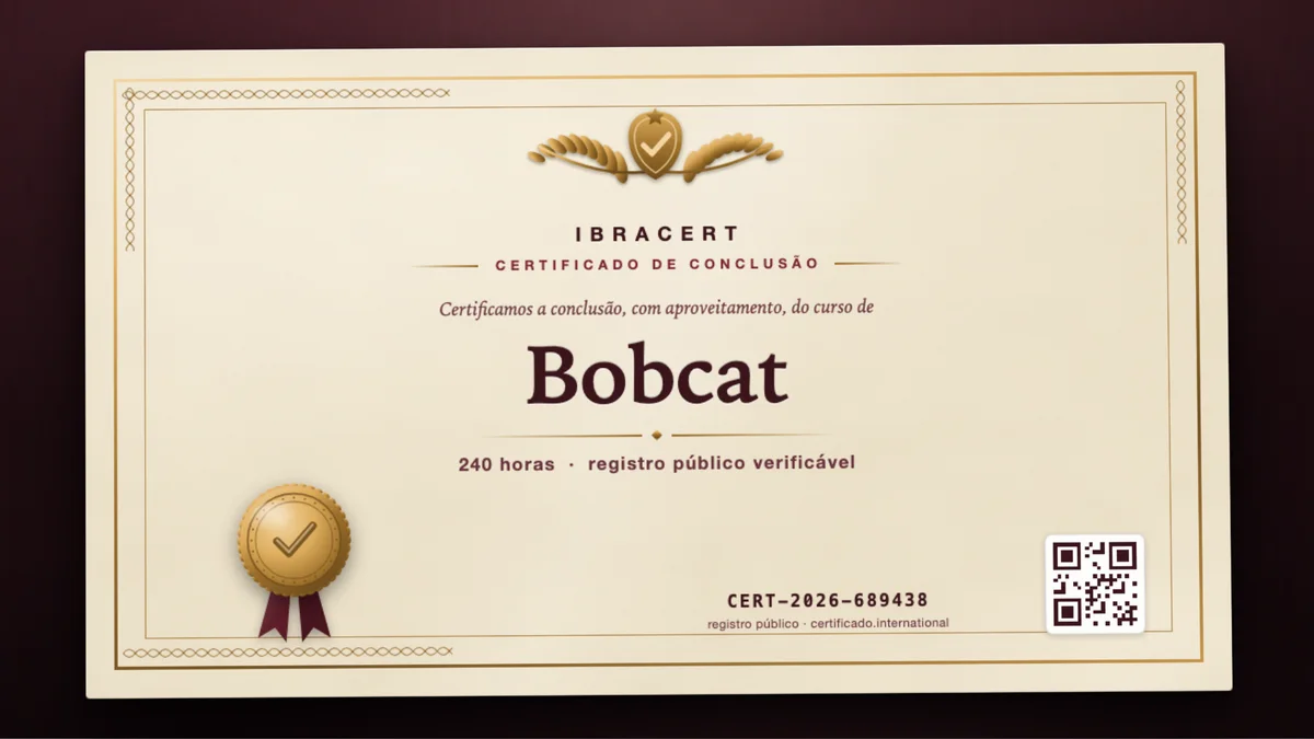 Capa do curso Bobcat