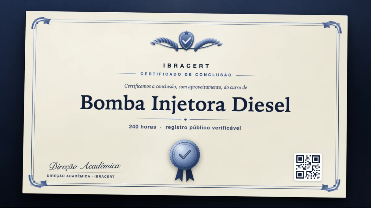 Capa do curso Bomba Injetora Diesel