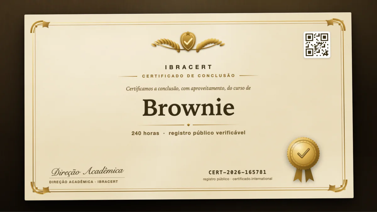 Capa do curso Brownie