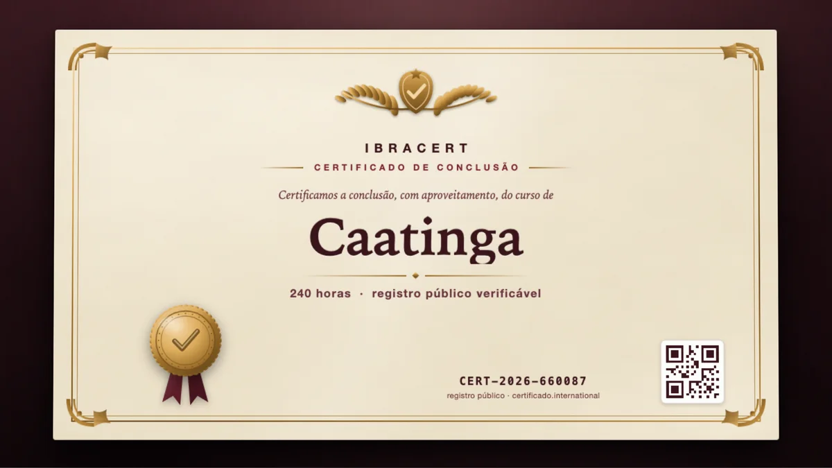 Capa do curso Caatinga