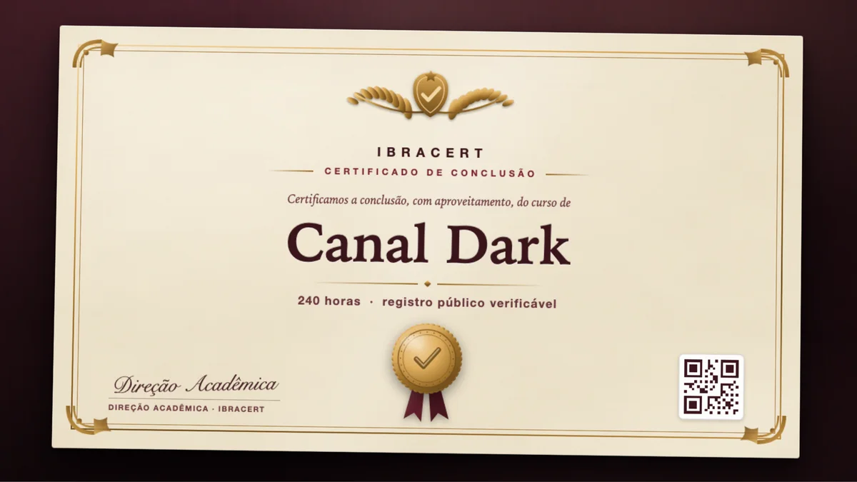 Capa do curso Canal Dark