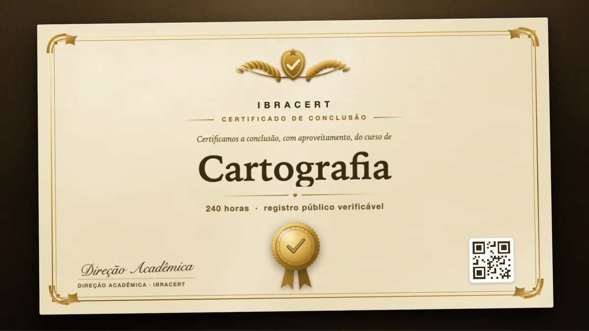 Capa do curso Cartografia