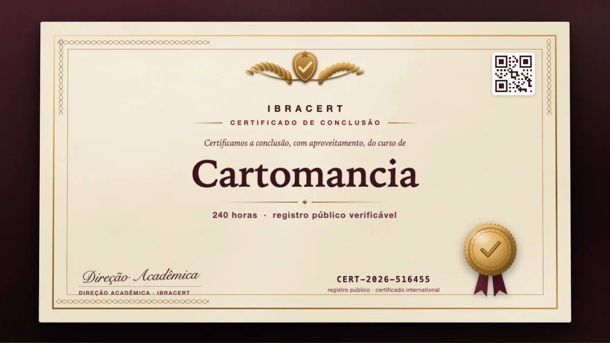 Capa do curso Cartomancia