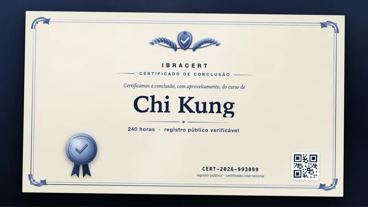 Capa do curso Chi Kung