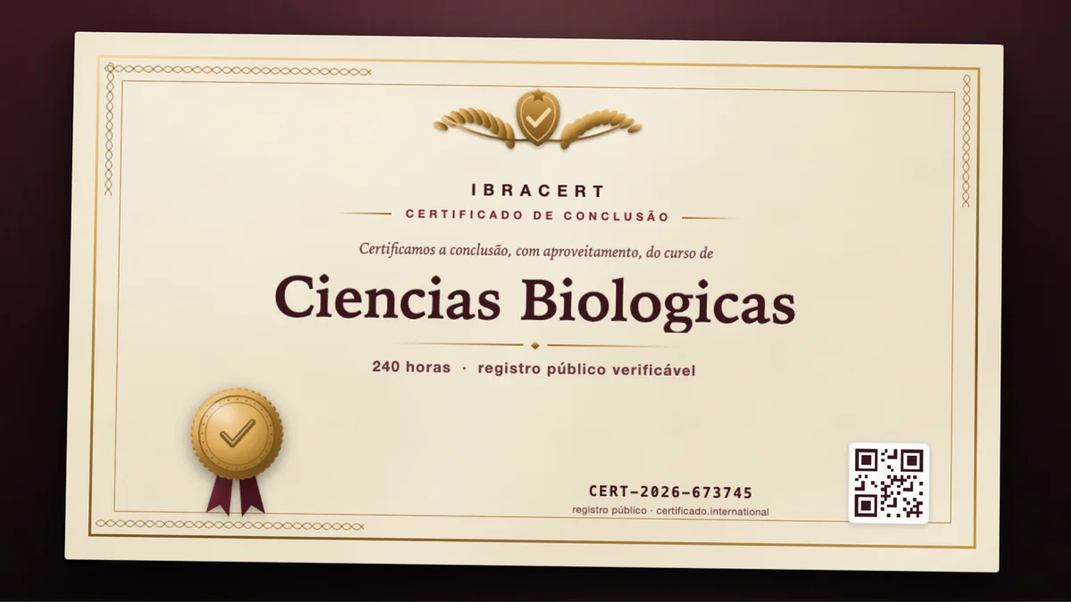 Capa do curso Ciencias Biologicas