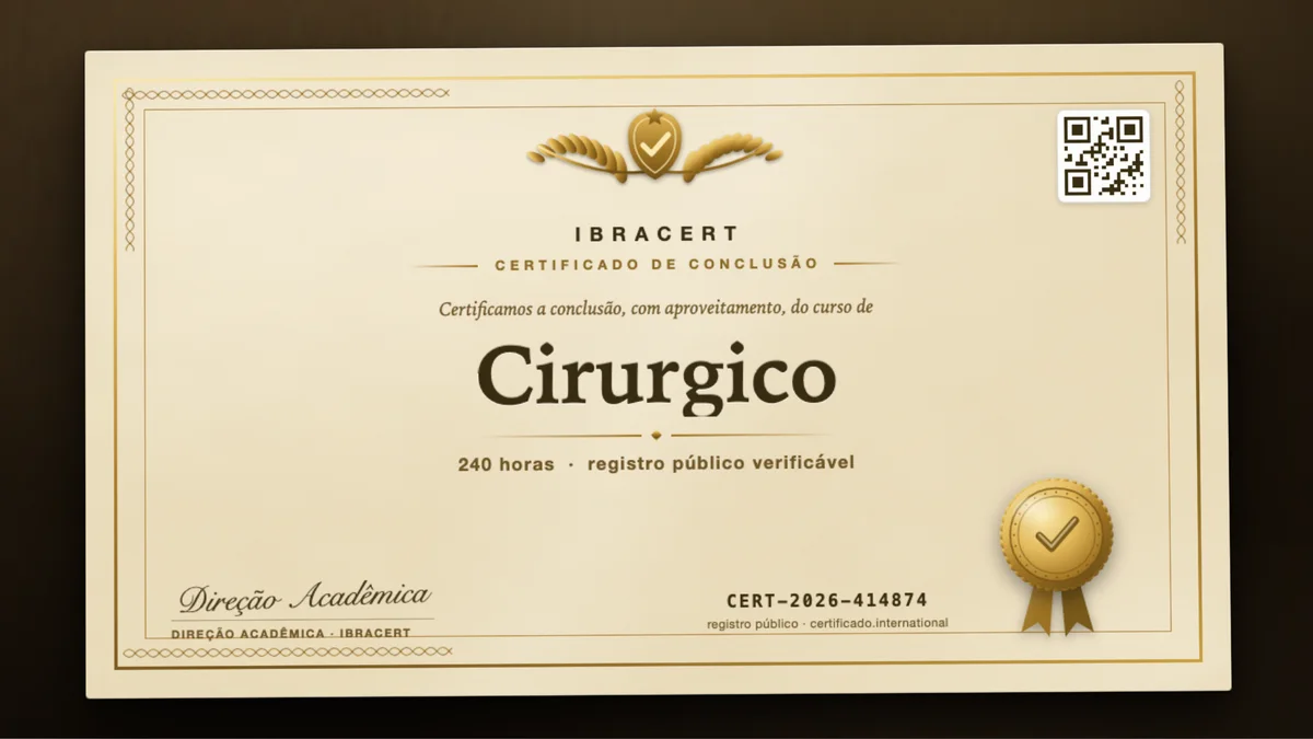 Capa do curso Cirurgico