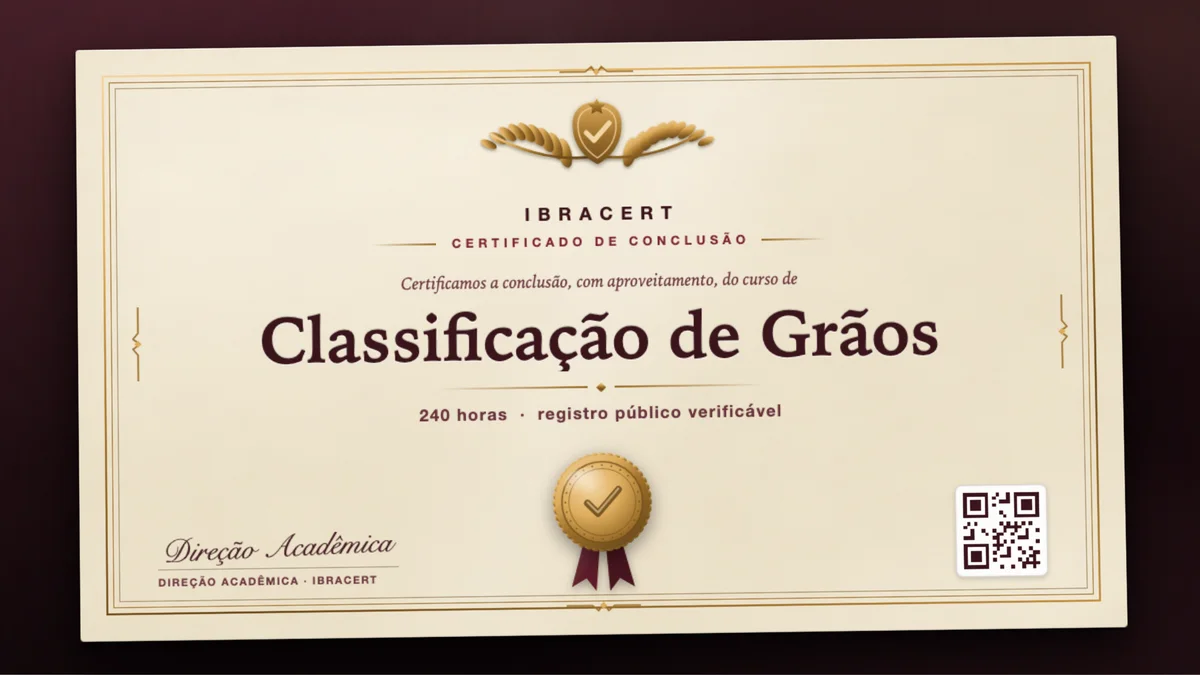 Capa do curso Classificação de Grãos