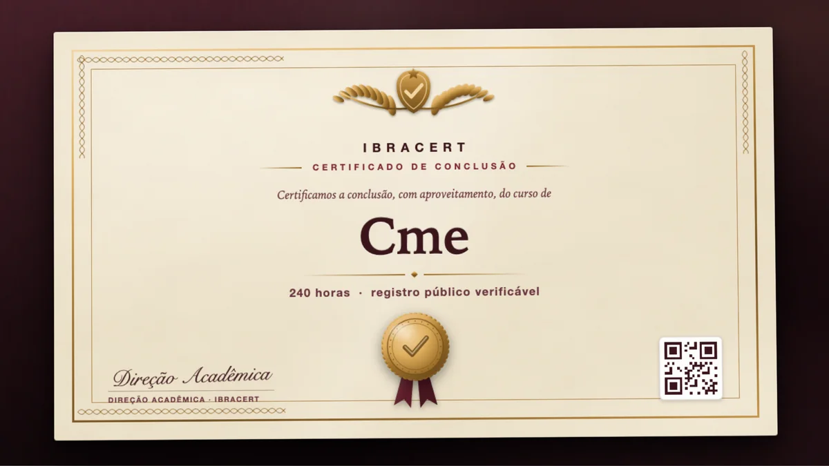 Capa do curso Cme