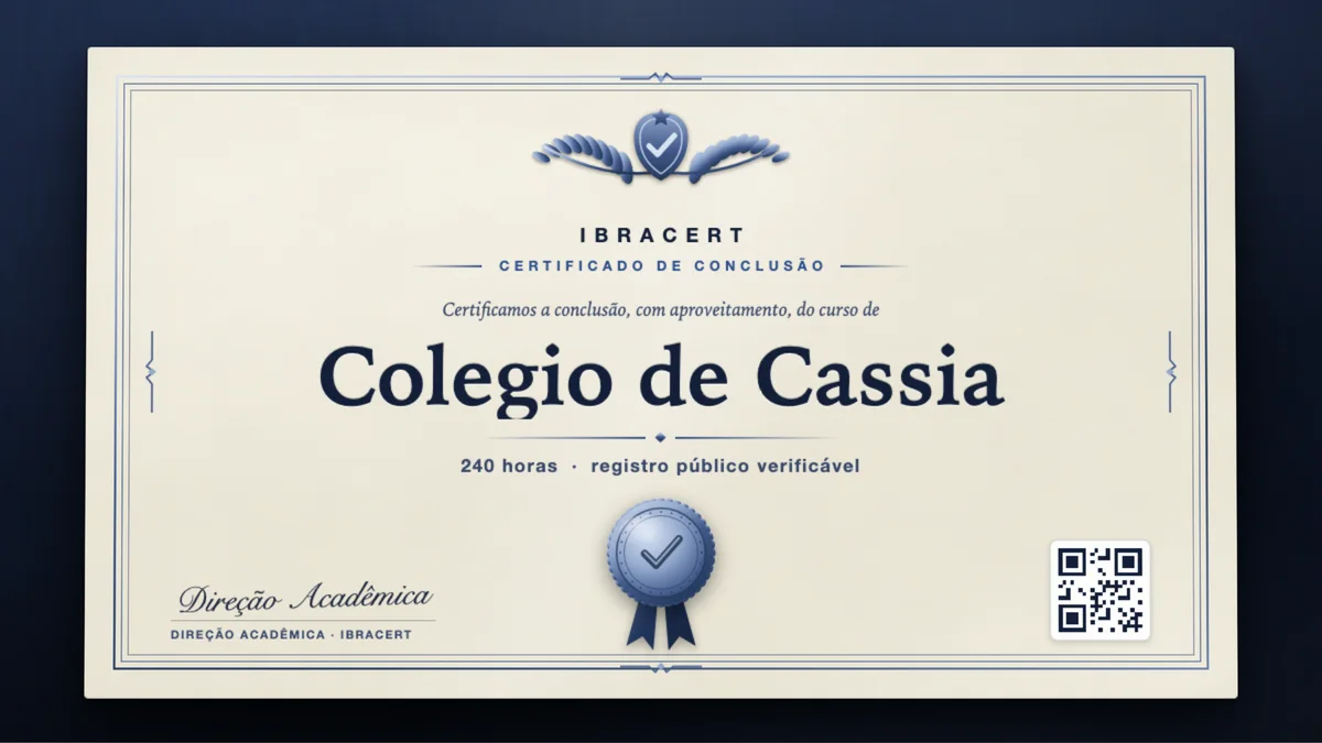 Capa do curso Colegio de Cassia