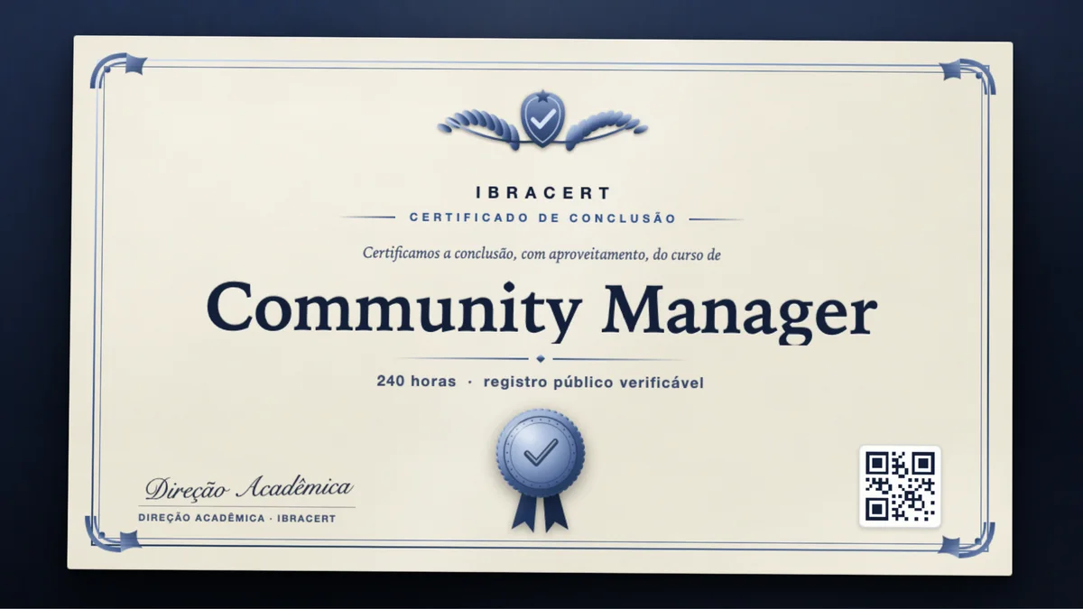 Capa do curso Community Manager