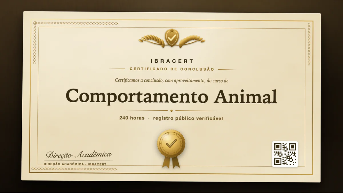 Capa do curso Comportamento Animal