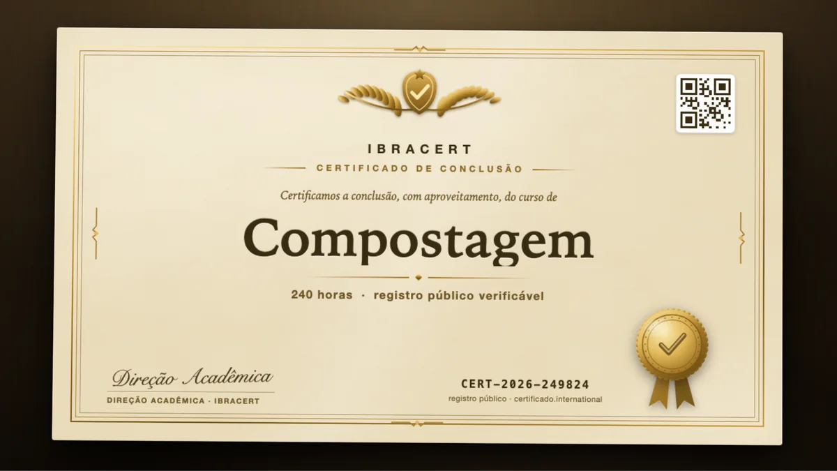 Capa do curso Compostagem