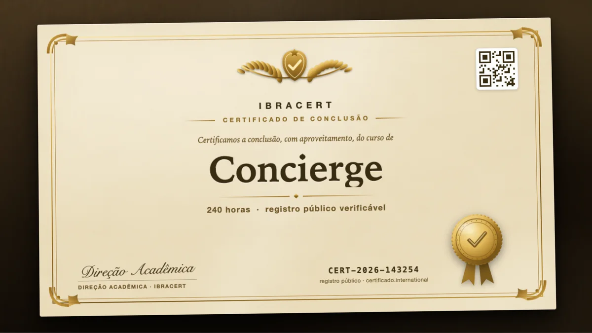 Capa do curso Concierge