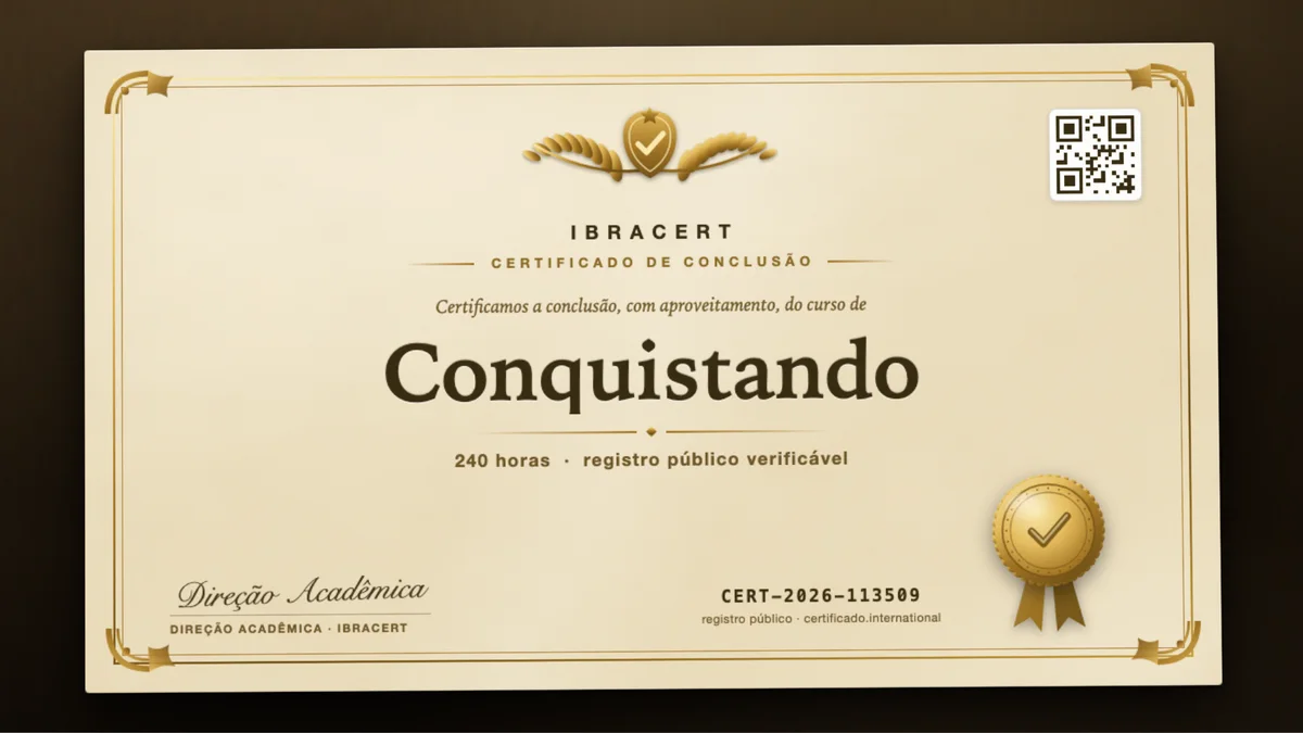 Capa do curso Conquistando
