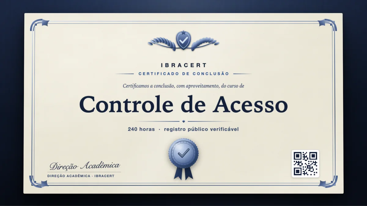 Capa do curso Controle de Acesso