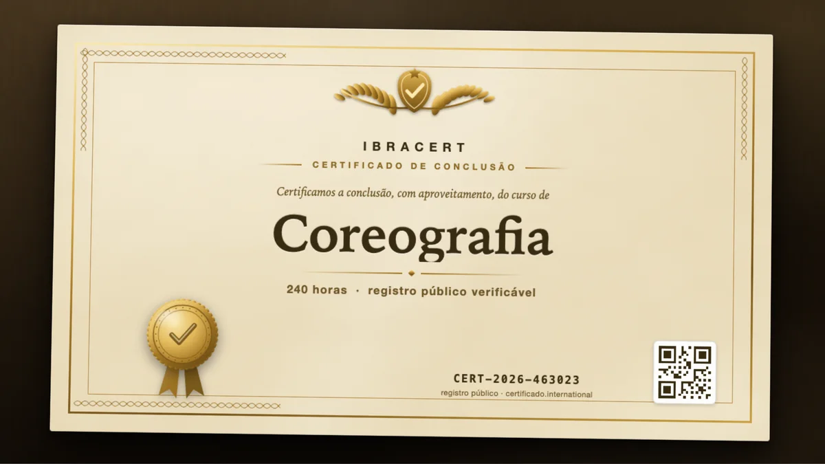 Capa do curso Coreografia