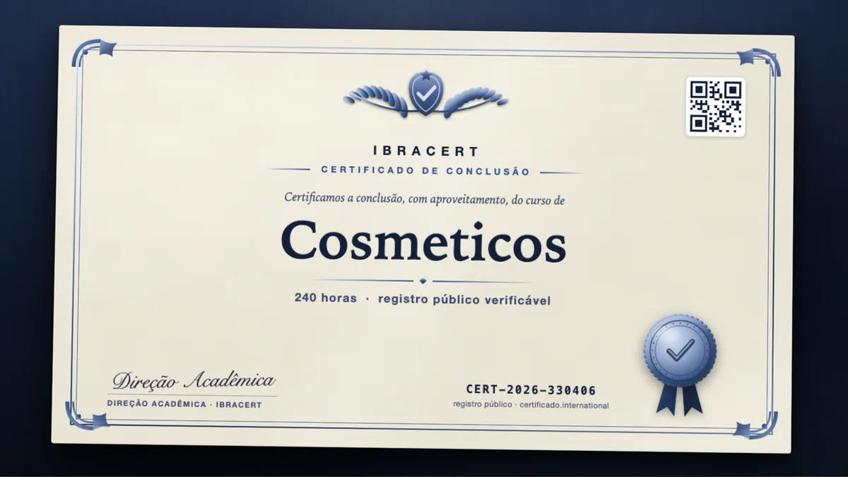 Capa do curso Cosmeticos