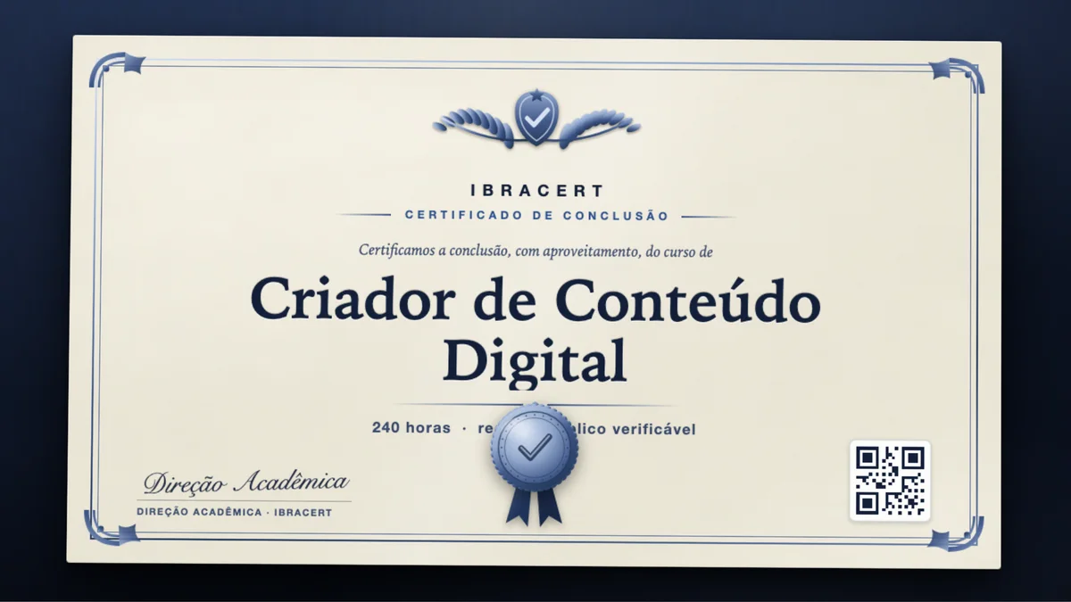 Capa do curso Criador de Conteúdo Digital