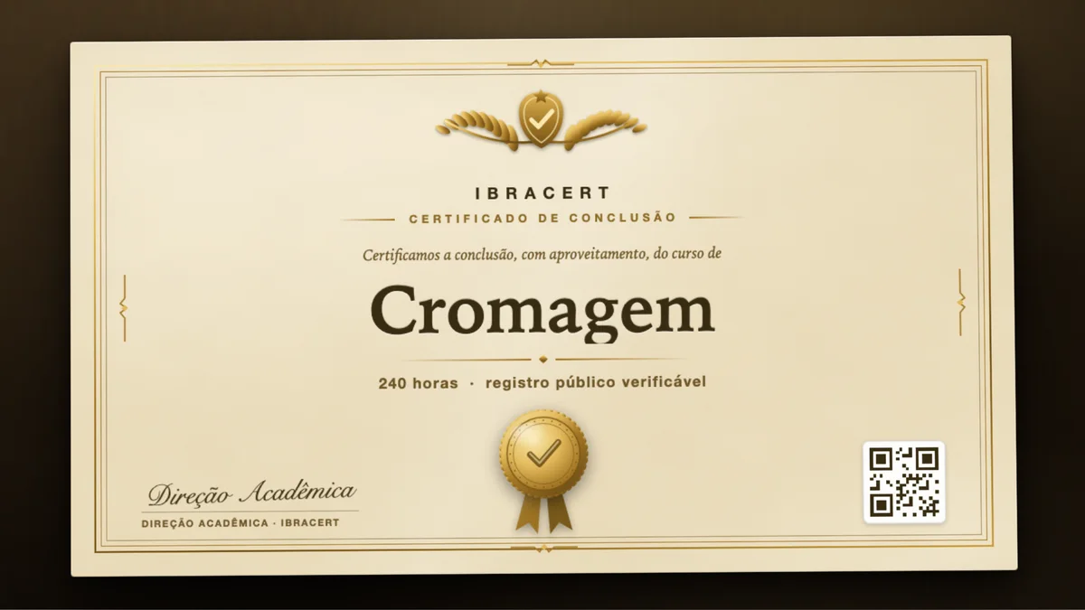 Capa do curso Cromagem
