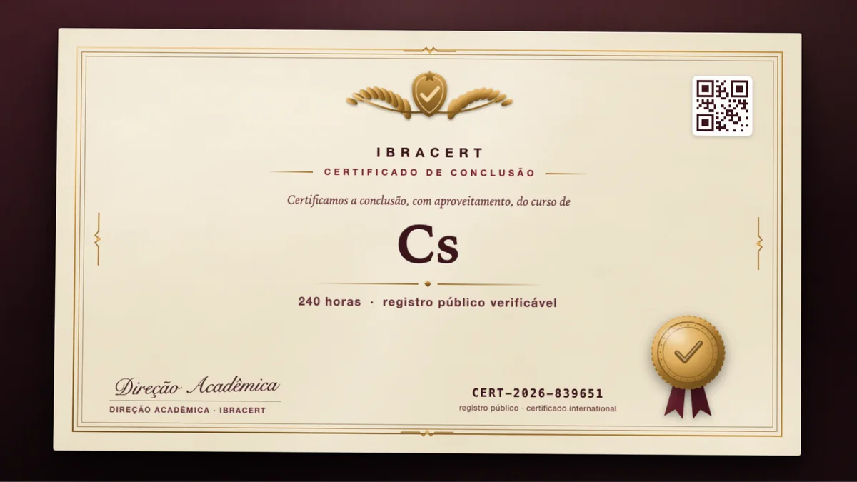 Capa do curso Cs