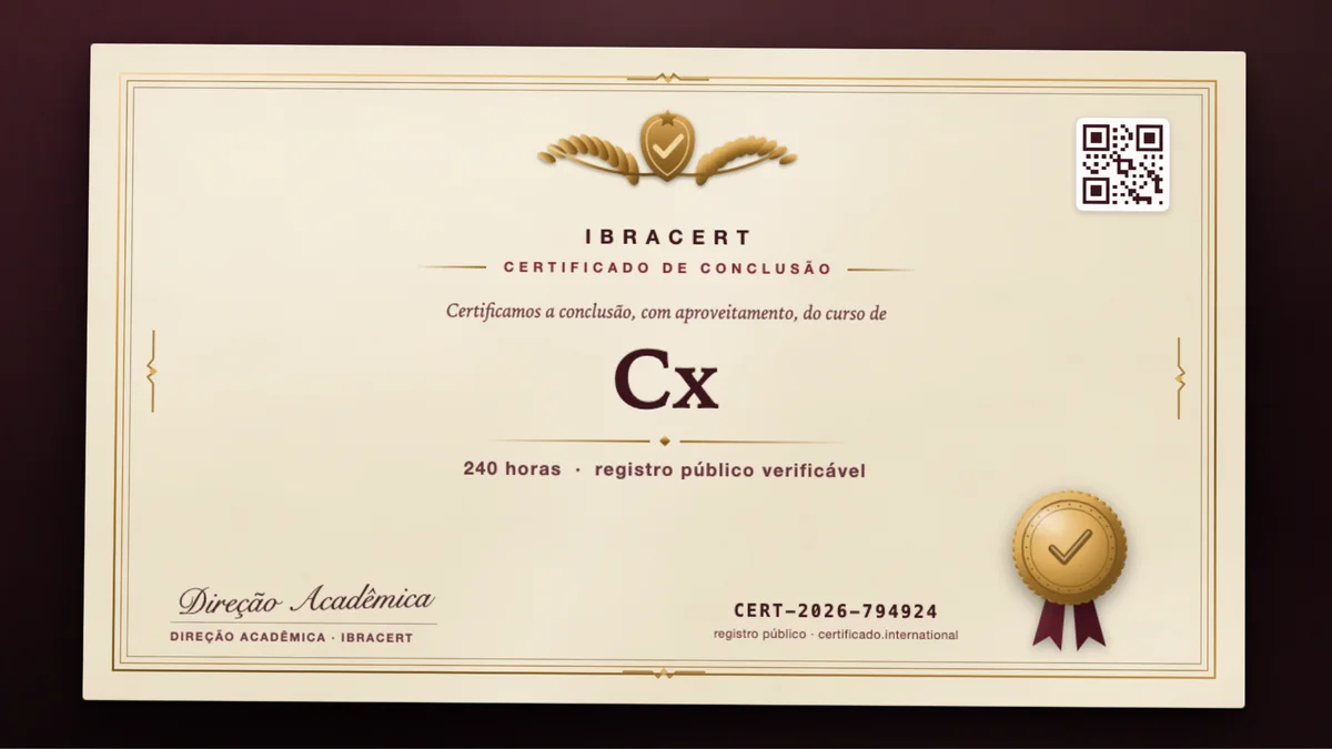 Capa do curso Cx