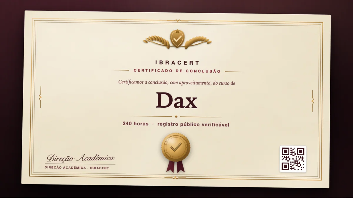 Capa do curso Dax