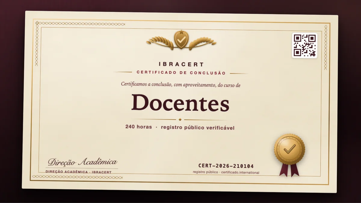 Capa do curso Docentes