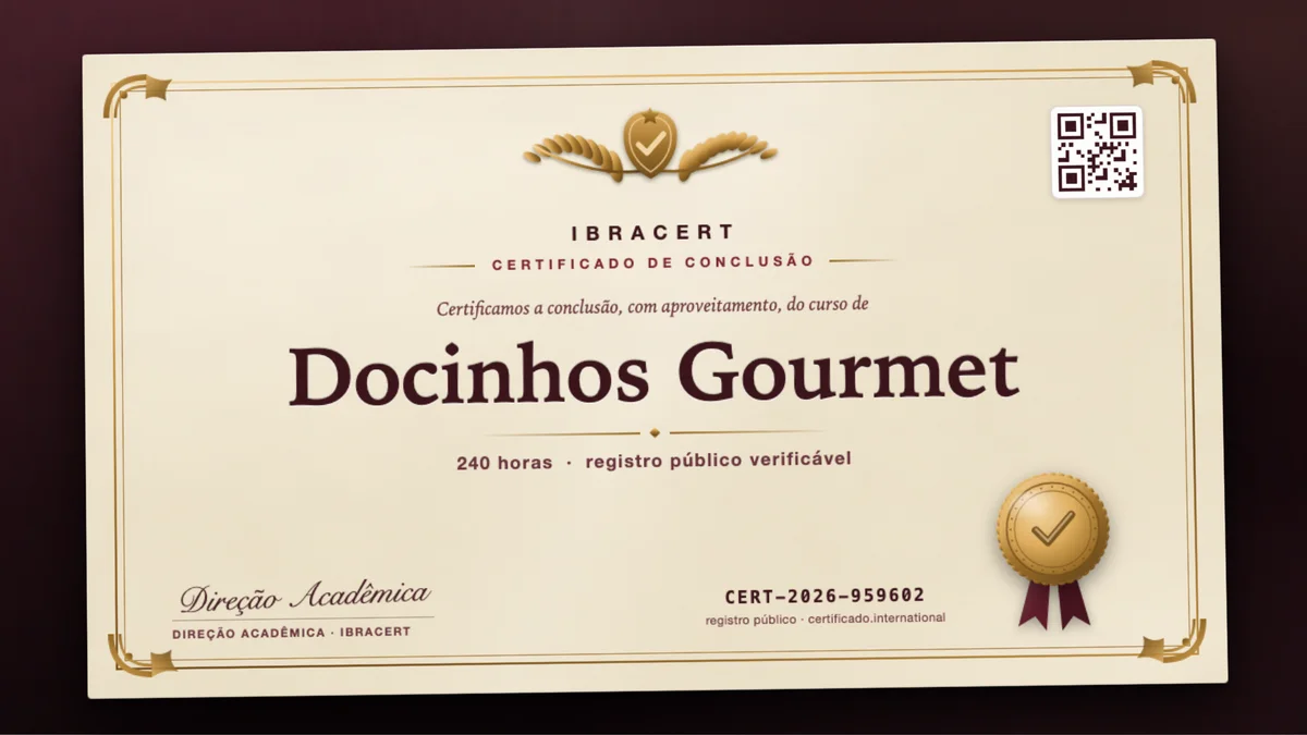 Capa do curso Docinhos Gourmet