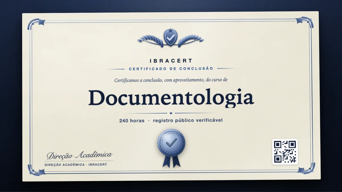 Capa do curso Documentologia