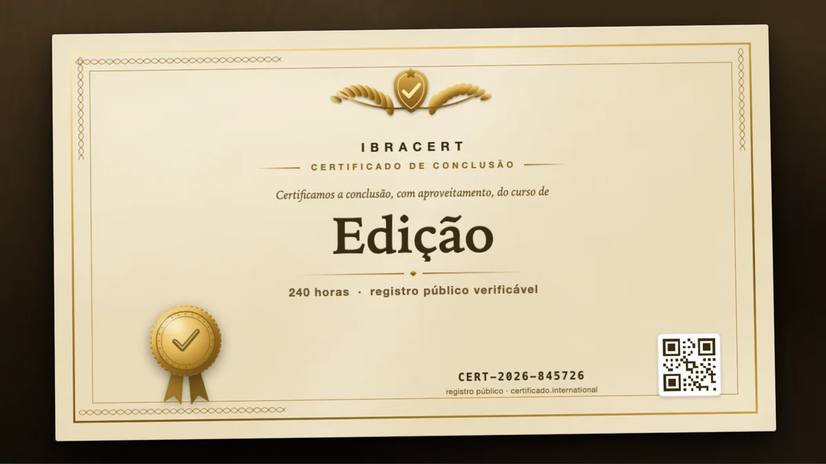 Capa do curso Edição